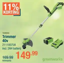 Cevo Trimmer 40V aanbieding