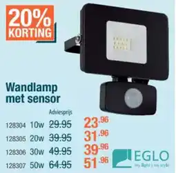 Cevo Wandlamp met sensor aanbieding