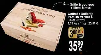Cora Coffret - koffertje ramon ventulà jamoncito aanbieding