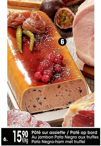 Cora Pâté sur assiette - paté op bord aanbieding