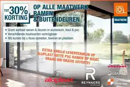 Cevo Op alle maatwerk ramen & buitendeuren aanbieding
