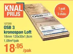 Cevo OSB 3 kronospan Loft aanbieding