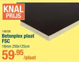 Cevo Betonplex plaat FSC aanbieding