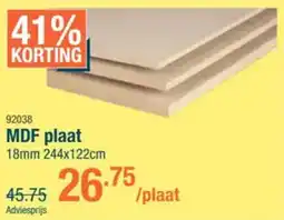 Cevo MDF plaat aanbieding