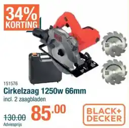 Cevo Cirkelzaag 1250W aanbieding
