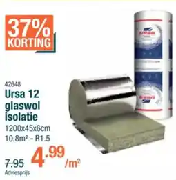 Cevo Ursa 12 glaswol isolatie aanbieding