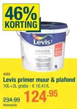 Cevo Levis primer muur & plafond aanbieding