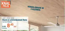 Cevo Wand en plafondpaneel Reno aanbieding