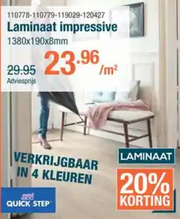 Cevo Laminaat impressive aanbieding