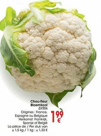Cora Chou-fleur bloemkool extra aanbieding