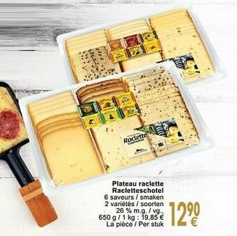 Cora Plateau raclette racletteschotel aanbieding