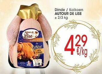 Cora Dinde - kalkoen autour de lise aanbieding