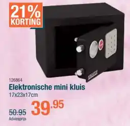 Cevo Elektronische mini kluis aanbieding