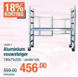 Cevo Aluminium vouwsteiger aanbieding