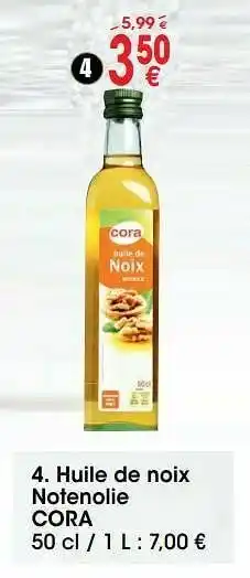 Huile de noix notenolie cora