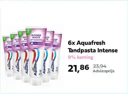 Plein.nl Aquafresh Tandpasta Intense aanbieding
