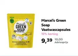 Plein.nl Marcel's Green Soap Vaatwascapsules aanbieding