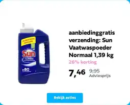 Plein.nl Sun Vaatwaspoeder Normaal aanbieding