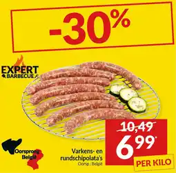 Intermarché Varkens- en rundschipolata's aanbieding