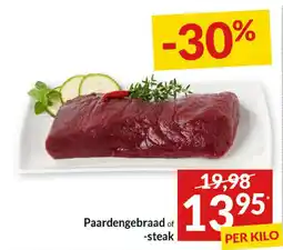 Intermarché Paardengebraad of -steak aanbieding