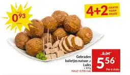 Intermarché Gebraden balletjes natuur of luiks aanbieding