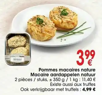 Cora Pommes macaires nature macaire aardappelen natuur aanbieding
