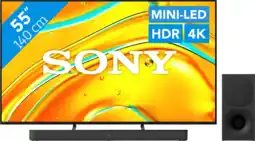 Coolblue Sony Bravia 5 55 XR Mini-led (2025) + Sony HT-S400 aanbieding