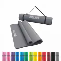 Decathlon Yogamat Deluxe (190 x 100 x 1,5 cm) - Yoga Mat - grijs aanbieding