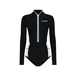 Decathlon Premium 1.5 mm shorty dames wetsuit voor Surfen Kiten Zwemmen - Zwart aanbieding