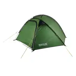Decathlon Montegra driepersoons koepelvormige kampeertent voor volwassenen - Groen aanbieding