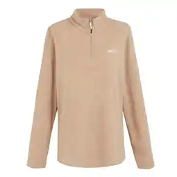 Decathlon Geweldige Outdoors Dames Sweetheart 1/4 Zip Fleece Sweater (Warm taupe) aanbieding