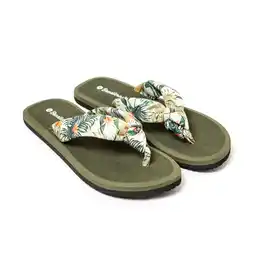 Decathlon Damessandalen Brasileras sandalen Groene rubberen zool aanbieding