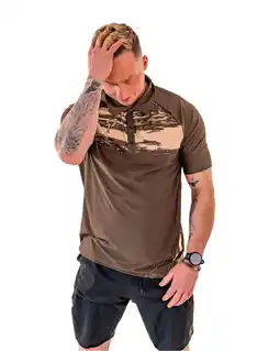 Decathlon Performance Polo - Brush Khaki/Gold aanbieding