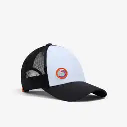 Decathlon Beachvolleybal pet voor volwassenen truckermodel BVCAP wit/roze aanbieding