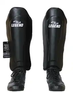 Decathlon Krav Maga Scheenbeschermers Heren/Dames Zwart PU - Verschillende maten - Hoogste aanbieding