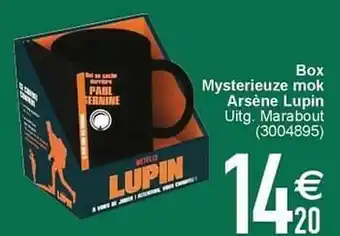 Cora Box mysterieuze mok arsène lupin aanbieding