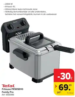 Carrefour Friteuse FR505D10 Family Pro aanbieding