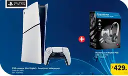 Carrefour PS5-console Slim Digital + 1 controller inbegrepen + Starter pack Raptor PS5 aanbieding