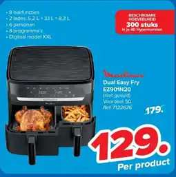 Carrefour Dual Easy Fry EZ901N20 aanbieding