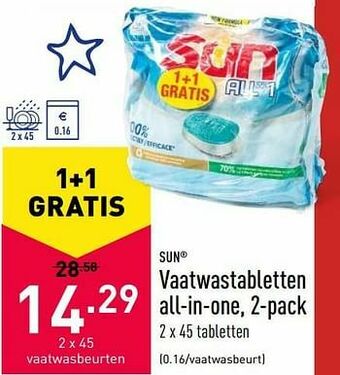 Vaatwastabletten all-in-one