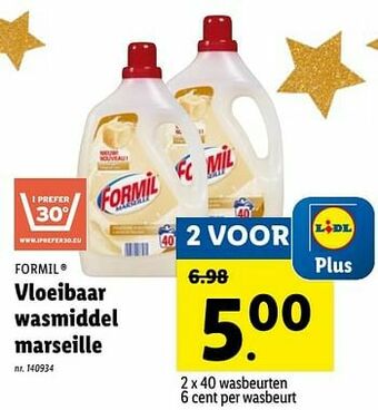 Lidl Vloeibaar wasmiddel marseille aanbieding