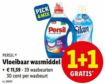 Lidl Vloeibaar wasmiddel aanbieding