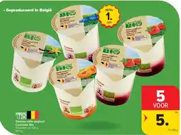Carrefour Gamma volle yoghurt Carrefour Bio aanbieding