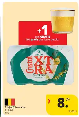 Carrefour Blikjes Cristal Xtra aanbieding