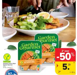 Carrefour Schnitzel Chick’n Style Garden Gourmet aanbieding