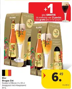 Carrefour Bier Brugse Zot aanbieding