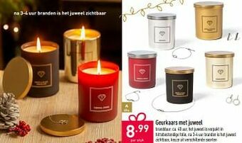 ALDI Geurkaars met juweel aanbieding