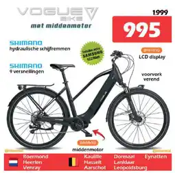 iTEK Voguev Bike met Middenmotor aanbieding