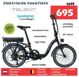 iTEK Talent Elektrische Vouwfiets aanbieding