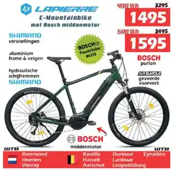 iTEK lapierre E-Mountainbike met Bosch middenmotor aanbieding